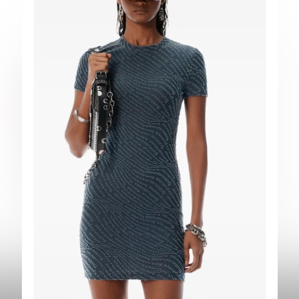 Alexander Wang Black Short Sleeve Dress